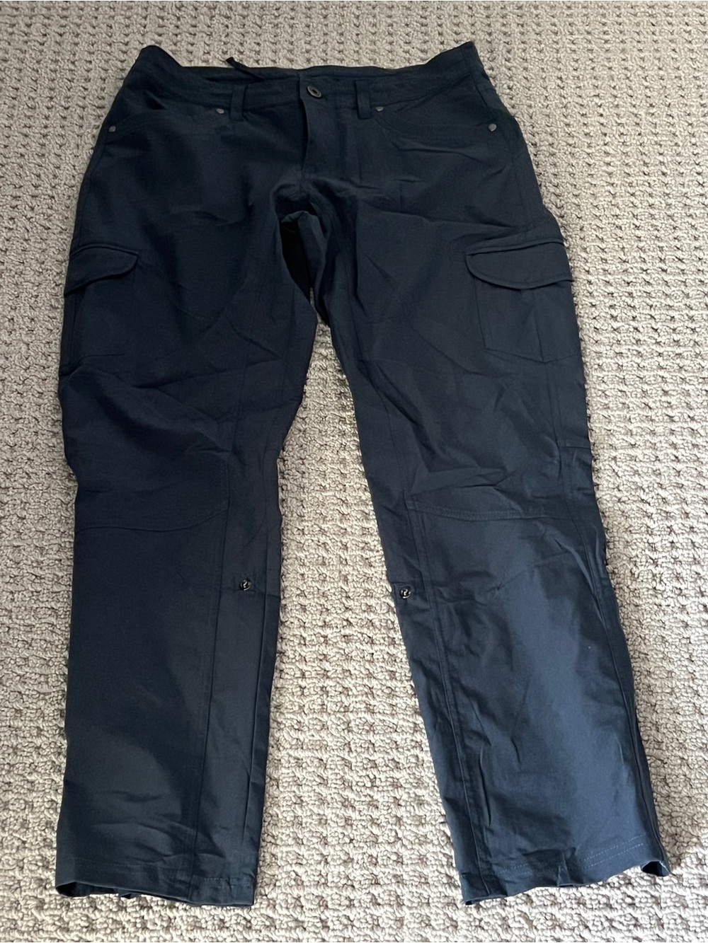Kuhl Blue Women's Cargo Pants with Flap Pockets